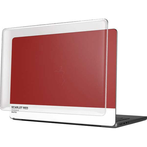 Scarlet Red MacBook Pro 14in (2021-24) Case plus Skin
